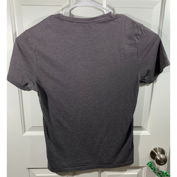 Banana Republic Small (S) Graphic Purple Sky Shirt Moon and Mountains Landscape - Picture 3 of 10